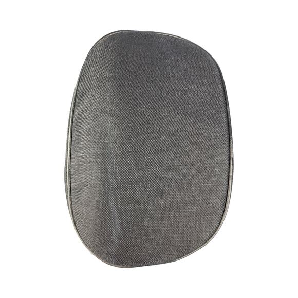 Salvatore Ferragamo Black Linen Canvas Bucket Bag With Snakeskin Embossed Trim - Picture 10 of 11